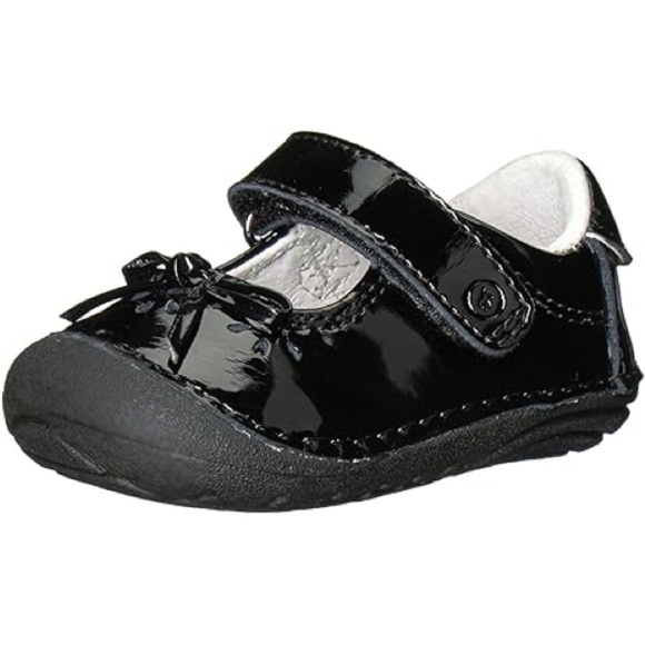 Stride Rite Black Dress Shoes mary Jane Classic Design 4 - Picture 6 of 7